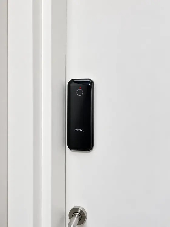 Leitor externo de fechadura digital Papaiz com biometria